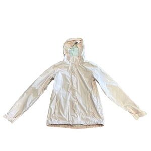 The North Face Women’s Light Pink Lightweight Hooded Rain Jacket Size Small